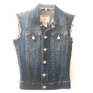 True Religion Women’s Kylie Denim Vest